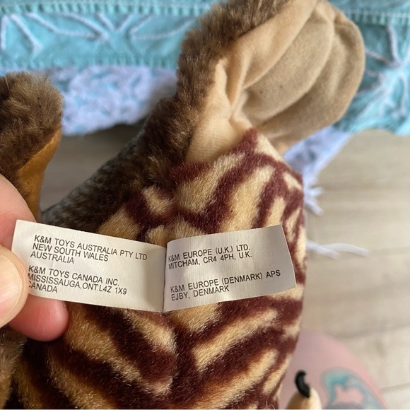 Vintage Wild Republic K&M Toys Great Horned Owl stuffed animal realistic - Picture 10 of 10